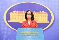 Người phát ngôn Bộ Ngoại giao chia sẻ tại buổi họp báo ngày 8/1/2026.