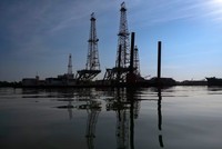 Nhà máy lọc dầu Petroleos de Venezuela Bajo Grande tại Khu phức hợp lọc dầu Paraguana. Ảnh: Gaby Oraa/Bloomberg/Getty Images