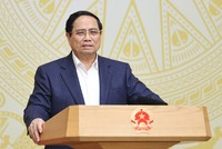  Thủ tướng Phạm Minh Chính, Trưởng Ban Chỉ đạo quốc gia về dữ liệu, chủ trì phiên họp lần thứ nhất của Ban Chỉ đạo. Ảnh: VGP.