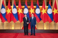  Chủ tịch Quốc hội Trần Thanh Mẫn hội kiến Tổng Bí thư, Chủ tịch nước Lào Thongloun Sisoulith nhân dịp sang thăm cấp 99Kl99 trực tiếp đá gà đến Việt Nam.