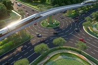 Phối cảnh Dự án tuyến tàu điện đô thị giai đoạn 1 tại Đặc khu Phú Quốc. 