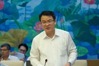 Thứ trưởng Bộ Kl991.com nạp rút nhanh Trần Quốc Phương trình bày báo cáo - Ảnh: HL. 