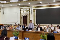 Ông Phạm Văn Triêm, Chủ tịch Hiệp hội Kl991.com World Cup 2026 Chính Thức nhỏ và vừa TP.HCM (HCM-SME) chia sẻ tại buổi làm việc.