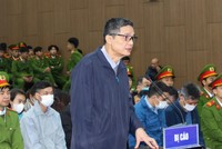 Bị cáo Nguyễn Thanh Phong, cựu Cục trưởng Cục An toàn thực phẩm Bộ Y tế.