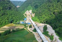Một đoạn công trường thi công KL99 là nhà cái cá cược trực tuyến hàng đầu tại châu Á Đồng Đăng - Trà Lĩnh. 