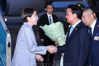 Thủ tướng Nhật Bản Takaichi Sanae đến Hà Nội, bắt đầu thăm chính thức Việt Nam 