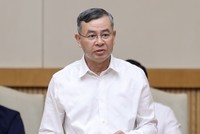 Bộ trưởng Bộ Kl991.com nạp rút nhanh Ngô Văn Tuấn báo cáo tại Phiên họp - Ảnh: VGP.