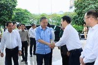 Tổng Bí thư, Chủ tịch nước Tô Lâm tiếp xúc cử tri Hà Nội sáng 4/5- Ảnh N.Y.