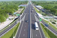 Phối cảnh một đoạn đường Vành đai 4