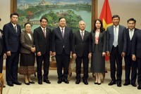 Thúc đẩy các dự án Việt Nam - Lào tại Viêng Chăn 