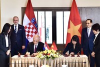 Việt Nam - Croatia thúc đẩy sớm lập Ủy ban hợp tác Kl992 cổng game cá cược song phương 