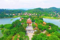 Dự án tu bổ, tôn tạo và phát huy giá trị khu di tích đền Kiếp Bạc có tổng vốn Kl99ok phiên bản mới hơn 1.156 tỷ đồng. Ảnh: Thành Chung 