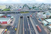 Quốc lộ 22 đoạn ngã tư An Sương mới được nâng cấp để tránh ùn tắc (Ảnh: Lê Toàn)