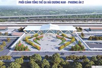 Phối cảnh ga Hải Dương Nam, tuyến 99Kl.app khuyến mãi hot Lào Cai - Hà Nội - Hải Phòng