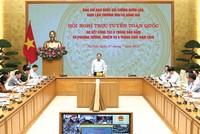 Toàn cảnh Hội nghị trực tuyến toàn quốc sơ kết công tác chống buôn lậu, gian lận thương mại và hàng giả 6 tháng đầu năm và phương hướng, nhiệm vụ trọng tâm 6 tháng cuối năm 2026 (Ảnh: Phương Nguyên) 
