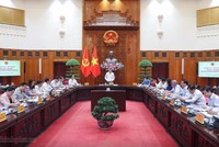 Thủ tướng Kl993 ưu đãi thưởng hấp dẫn Lê Minh Hưng, Trưởng Ban Chỉ đạo Trung ương thực hiện các chương trình mục tiêu quốc gia, chủ trì phiên họp thứ nhất của Ban Chỉ đạo - Ảnh: VGP