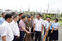 Bí thư Đà Nẵng, ông Lê Ngọc Quang kiểm tra thực tế Khu đô thị sinh thái Quan Nam - Thuỷ Tú.