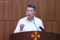 Thủ tướng Lê Minh Hưng phát biểu kết luận cuộc làm việc với Ban Thường vụ Tỉnh ủy Điện Biên - Ảnh: VGP