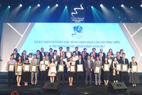 Đại diện Ban tổ chức chụp ảnh lưu niệm cùng các Kl991.com World Cup 2026 Chính Thức đạt giải BCTN năm nay