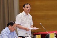 Thứ trưởng Bộ Công Thương Đỗ Thắng Hải trả lời tại buổi họp báo Kl993 ưu đãi thưởng hấp dẫn.