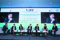Các diễn giả trong phiên thảo luận 2 của Diễn đàn Web Tổng Nhà Cái 99Kl99 Giải Trí Bậc Nhất Công nghiệp Việt Nam 2024 (Ảnh: Lê Toàn)