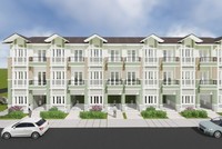 Phối cảnh khu căn hộ của dự án Pruksa Town