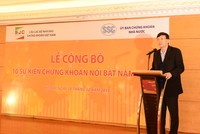 Chủ tịch UBCK Vũ Bằng phát biểu tại lễ công bố 10 sự kiến 99Kl99 link đăng nhập năm 2015