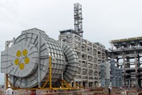 Công trường Nhà máy Lọc dầu số 1 Dung Quất.