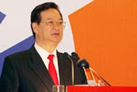 Thủ tướng Nguyễn Tấn Dũng phát biểu tại hội thảo quốc tế “Việt Nam - Ngôi sao đang lên”