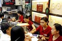 Giá vàng đang đứng ở mức cao. 