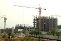 Nhiều dự án chung cư cao cấp đang được xây dựng tại quận 7 - TP. HCM