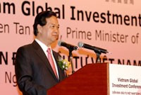 Thủ tướng Nguyễn Tấn Dũng phát biểu tại Diễn đàn - Ảnh Chinhphu.vn