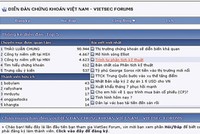 Diễn đàn mạng: Thời vang bóng nay còn đâu!