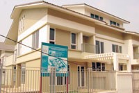 Khu đô thị Vân Canh đã hoàn thành nhưng chưa có người ở.