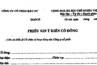 Các DN không nên quá lạm dụng việc họp ĐHCĐ bằng văn bản
