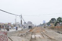 Dự án Quốc lộ 32 sau khi GPMB lại thi công chậm
