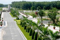 Một góc Công viên nghĩa trang Yên Kỳ
