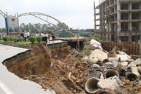 Vụ “hố tử thần”: Sông Đà Thăng Long phải thi công hoàn trả lại tuyến đường