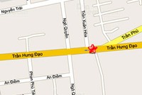 Bản đồ thể hiện vị trí khu đất
