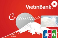 Vietinbank khuyến mãi thẻ Cremium JCB