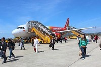 Hãng hàng không giá rẻ VietJet Air - một đối thủ cạnh tranh của Vietnam Airlines.
