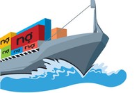 Tàu to "vấp" sóng