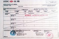 Chứng thư dởm trị giá 350 tỷ USD mà Công ty CP ASEAN Đồng Tiến kèm theo hồ sơ để xin được cấp giấy chứng nhận Kl99ok phiên bản mới đối với dự án Khu liên hợp Nhà máy chế biến lương thực Đồng Tiến Hậu G