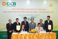 OCB ký hợp tác tài trợ tín dụng với nhiều đối tác 