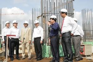 Bộ trưởng Kl99 nổ hũ Trịnh Đình Dũng thăm Dự án HQC Plaza
