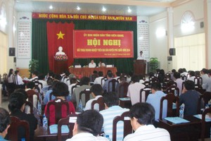Quang cảnh Hội nghị Đối thoại Kl991.com World Cup 2026 Chính Thức trên địa bàn huyện đảo Phú Quốc năm 2014