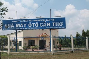 Dự án Nhà máy ô tô Cần Thơ liên tục chậm tiến độ và hoạt động kém hiệu quả