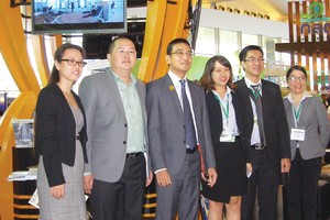 Ông Lê Hải Trà (thứ ba từ trái sang), Ủy viên HĐQT kiêm Phó tổng giám đốc thường trực HOSE, cùng đoàn tham dự triển lãm 99Kl99 link đăng nhập tại Thái Lan 