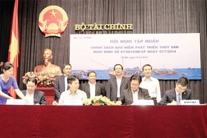 Lễ ký kết hợp đồng đồng Kl99kl phiên bản hoạt động của 4 DN Kl99kl phiên bản hoạt động tham gia thí điểm Kl99kl phiên bản hoạt động thủy sản 