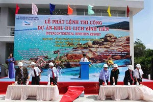 Công ty Cổ phần Kl99ok phiên bản mới và Du lịch Bình Tiên tổ chức Lễ phát lệnh thi công Dự án Khu du lịch Bình Tiên vào ngày 12/3/2011 nhưng đến nay dự án vẫn bất động.